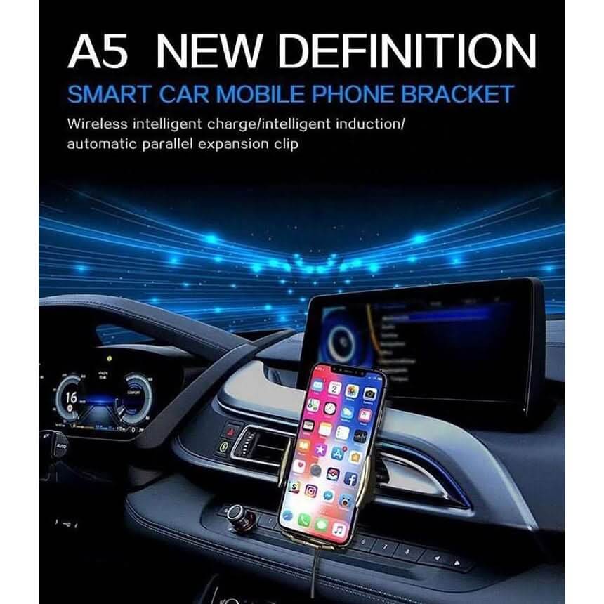 Caricatore Wireless 10W per Auto - Ricarica veloce e senza fili - InfinityMarket - Car Charger - Car Phone Holder - Charger