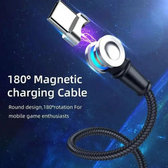 Cavo di Ricarica Magnetico Rotante a 180° | Connettività senza Sforzo - InfinityMarket - Cable - Fast charging - 
