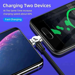 Cavo di Ricarica Magnetico Rotante a 180° | Connettività senza Sforzo - InfinityMarket - Cable - Fast charging - 