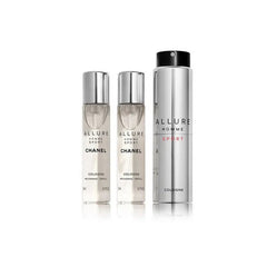 Chanel Allure Homme Sport Travel Spray Ricaricabile Set 3 Parti - InfinityMarket - 