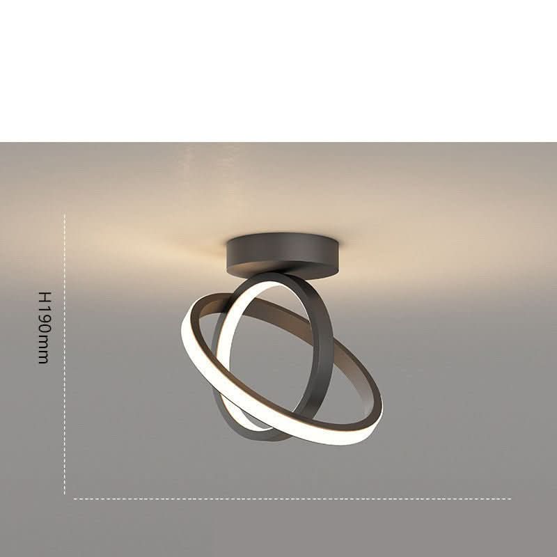 Circular ceiling chandelier, modern golden, corridor, hall, living ... - InfinityMarket - Corridor Lights - Golden - Home