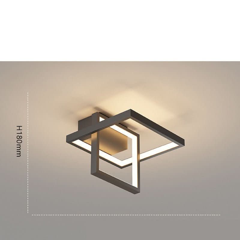 Circular ceiling chandelier, modern golden, corridor, hall, living ... - InfinityMarket - Corridor Lights - Golden - Home