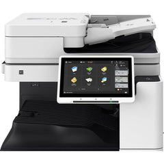 Dettaglio del pannello di controllo touchscreen della Canon 25496 - CANON 5963C005AA, interfaccia intuitiva per gestione documenti