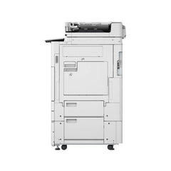 Lato sinistro della Canon 25496 - CANON 5963C005AA, computer multifunzione con ampi cassetti carta e design compatto per ambienti aziendali