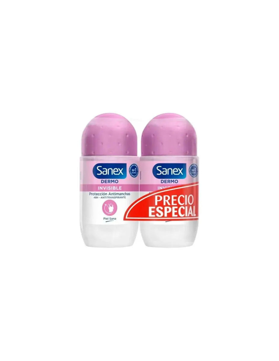 Des Sanex Invisible Roll Duplo - InfinityMarket - 