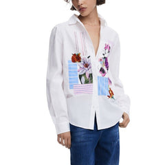 Desigual Camicia Donna - InfinityMarket - Brand_Desigual - Category_Abbigliamento - Color_Bianco