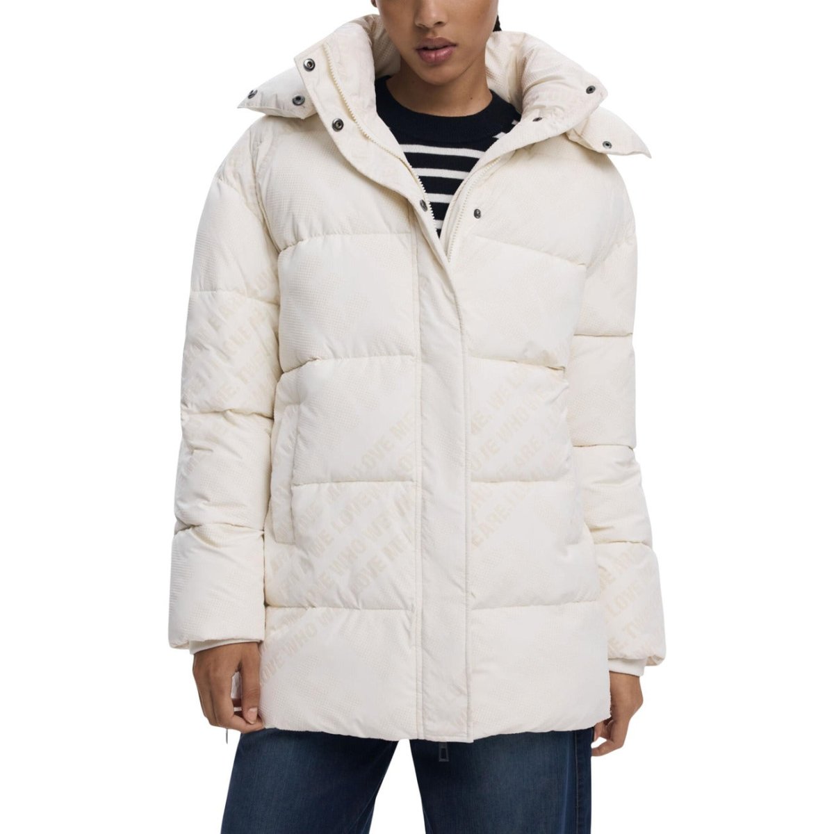 Desigual Giubbotto Donna - InfinityMarket - Brand_Desigual - Category_Abbigliamento - Color_Bianco