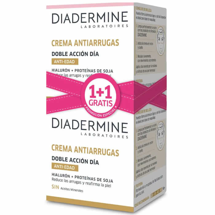 Diadermine Double Action Anti Wrinkle Day Cream 50ml Set 2 Pieces - InfinityMarket - 