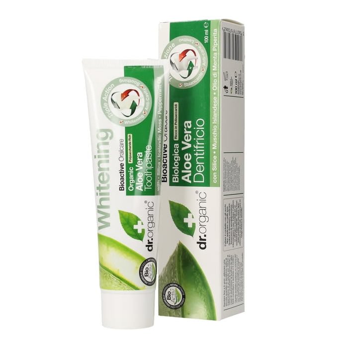 Dr Organic Aloe Vera Toothpaste 100ml - InfinityMarket - 