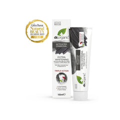Dr. Organic Charcoal Toothpaste 100ml - InfinityMarket - 