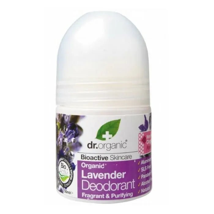 Dr Organic Lavender Deodorant Roll On 50ml - InfinityMarket - 