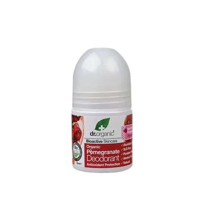 Dr Organic Pomegranate Deodorant Roll On 50ml - InfinityMarket - 