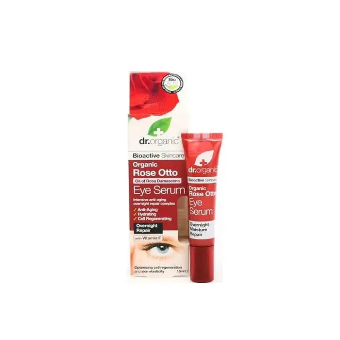 Dr Organic Rose Otto Eye Serum 15ml - InfinityMarket - 