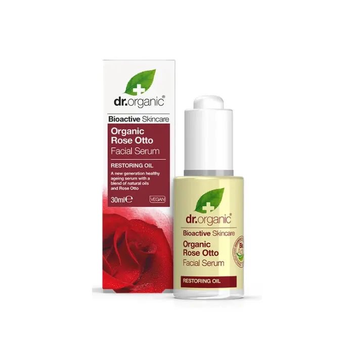 Dr Organic Rose Otto Facial Serum 30ml - InfinityMarket - 