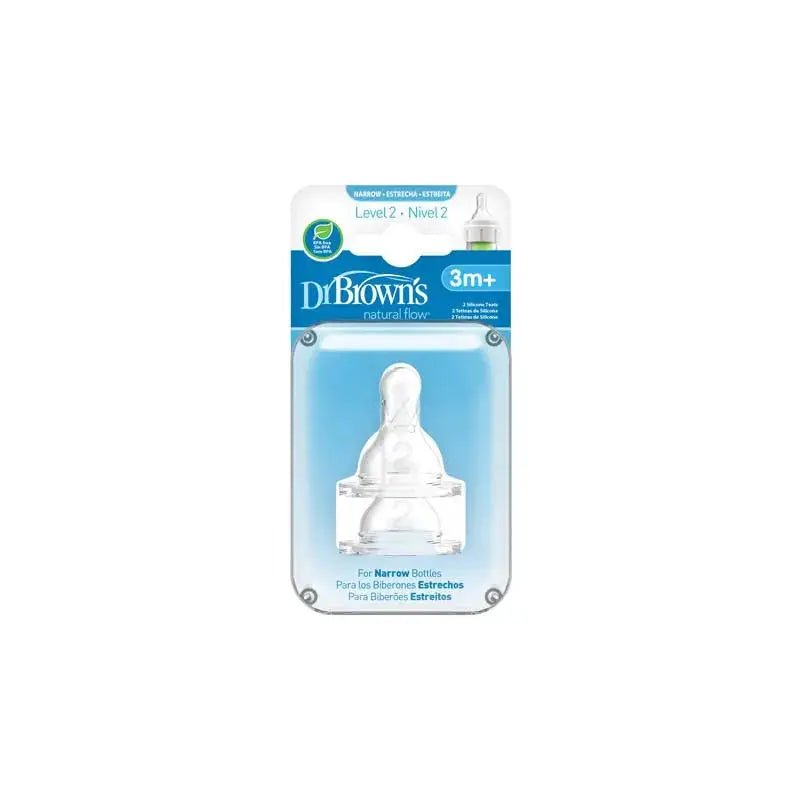 Dr.brown´s Dr Brown's Standard Teat Level 2 Pieces - InfinityMarket - 