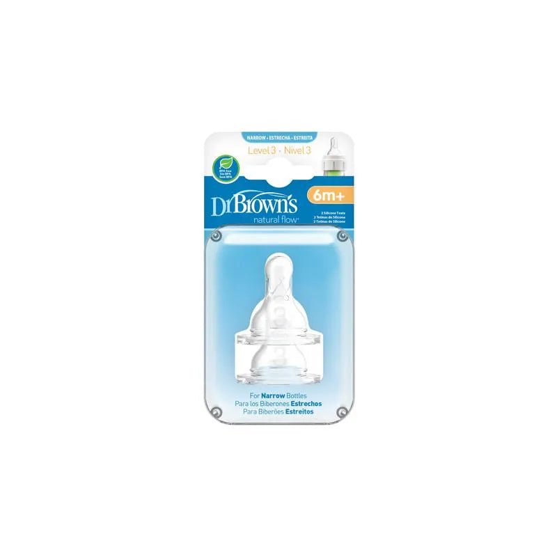 Dr.brown´s Dr Brown's Teat Level 3 Standard 2 Pieces - InfinityMarket - 