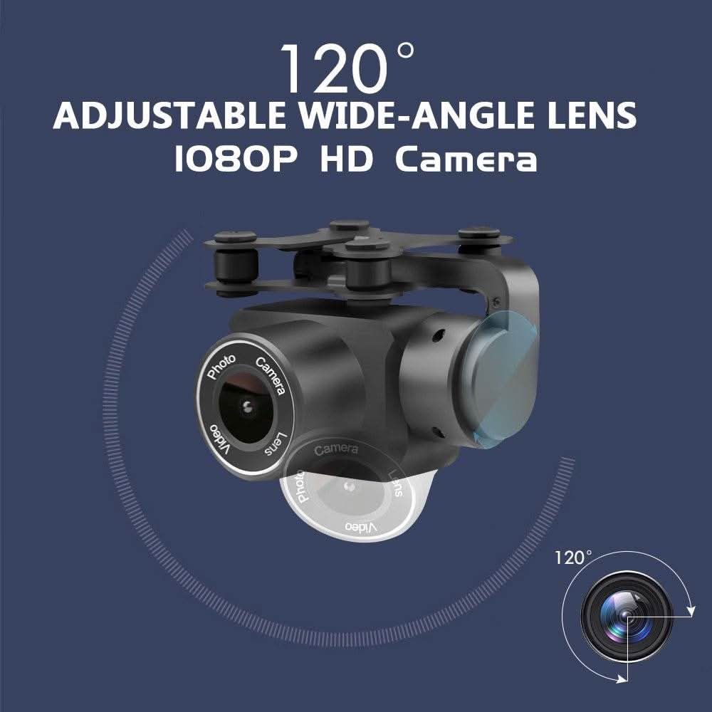 Drone RC Quadcopter 4K a doppia lente: video HD, anti-shake, manten... - InfinityMarket - Drone - Drone Quadcopter