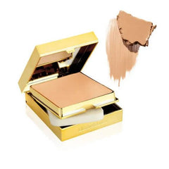 Fondotinta compatto Elizabeth Arden Flawless Finish 409 Honey Beige con spugnetta e texture cremosa, ideale per un incarnato uniforme e luminoso.