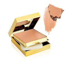 Fondotinta compatto Elizabeth Arden Flawless Finish 452 Bronze Beige con spugnetta e confezione dorata, ideale per un incarnato uniforme e luminoso.