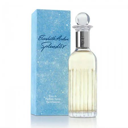 Elizabeth Arden Splendor Eau De Perfume Spray 125ml con flacone elegante e confezione azzurra, profumo femminile di lusso per uso quotidiano