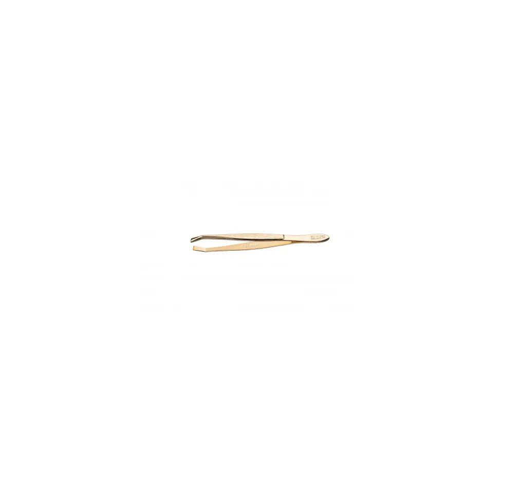 Eurostil Pinza Depilar Dorada 8cm - InfinityMarket - 