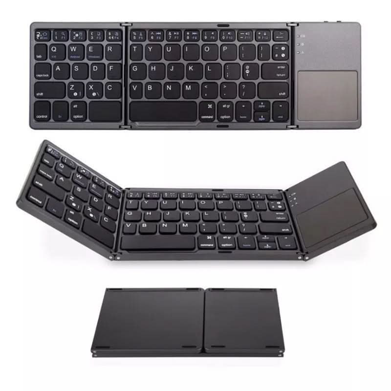 Foldable Mini Bluetooth Keyboard for Tablet, Phone, and Computer - InfinityMarket - Computer - Folding - Keyboard