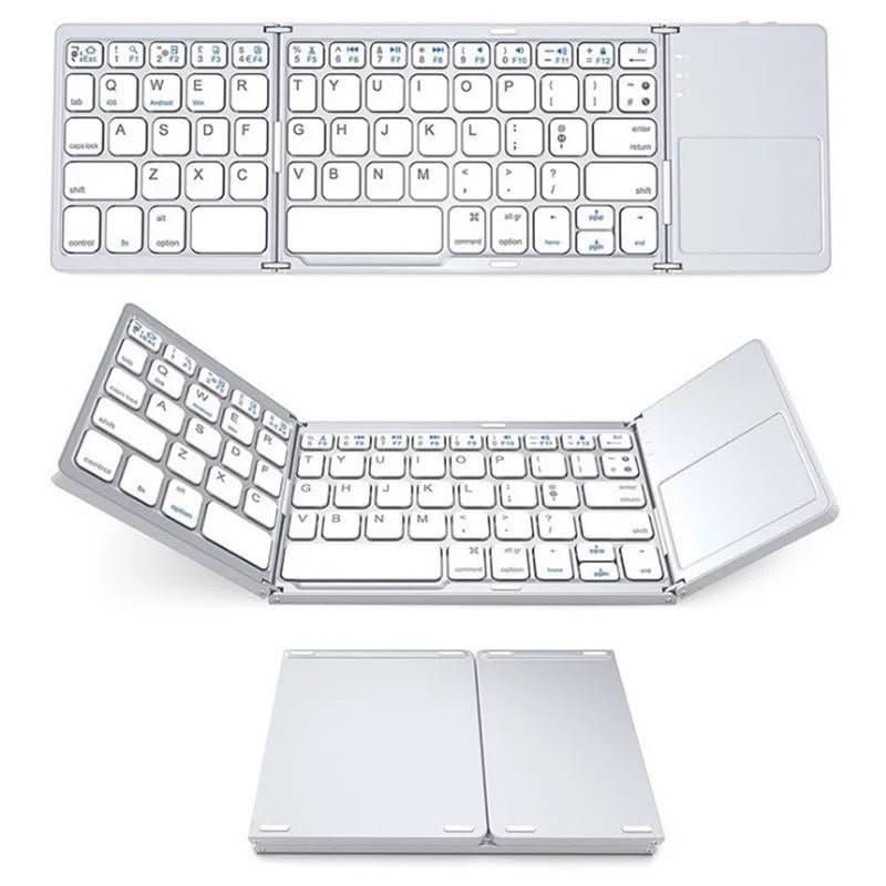 Foldable Mini Bluetooth Keyboard for Tablet, Phone, and Computer - InfinityMarket - Computer - Folding - Keyboard