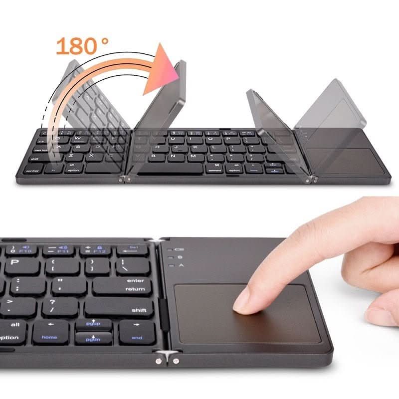 Foldable Mini Bluetooth Keyboard for Tablet, Phone, and Computer - InfinityMarket - Computer - Folding - Keyboard