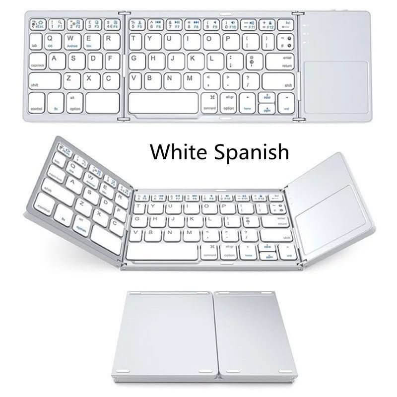Foldable Mini Bluetooth Keyboard for Tablet, Phone, and Computer - InfinityMarket - Computer - Folding - Keyboard