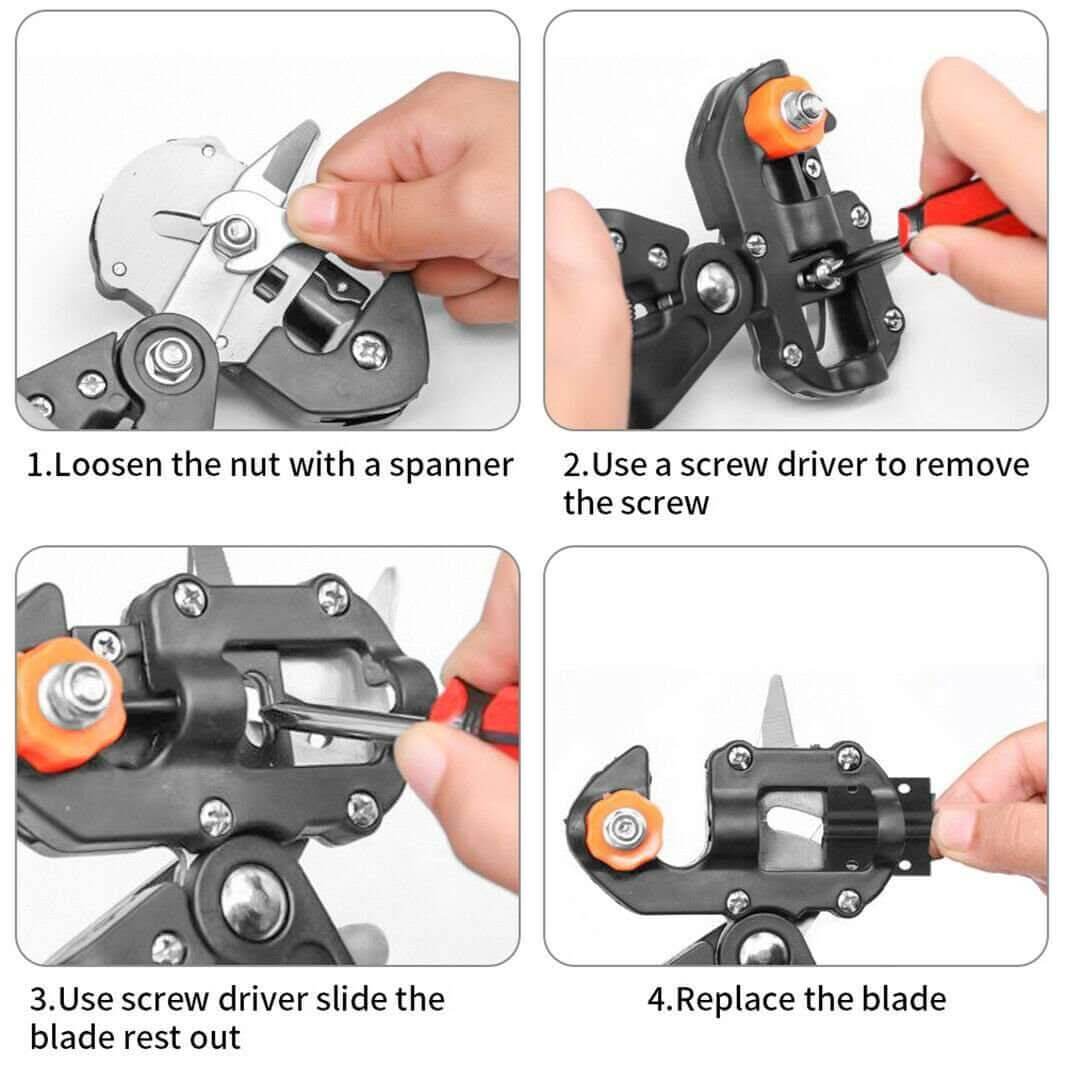 Garden Grafting Pruner Set: Shears, Scissors & Tape for Fruit Trees - InfinityMarket - Garden - Grafting - Kit