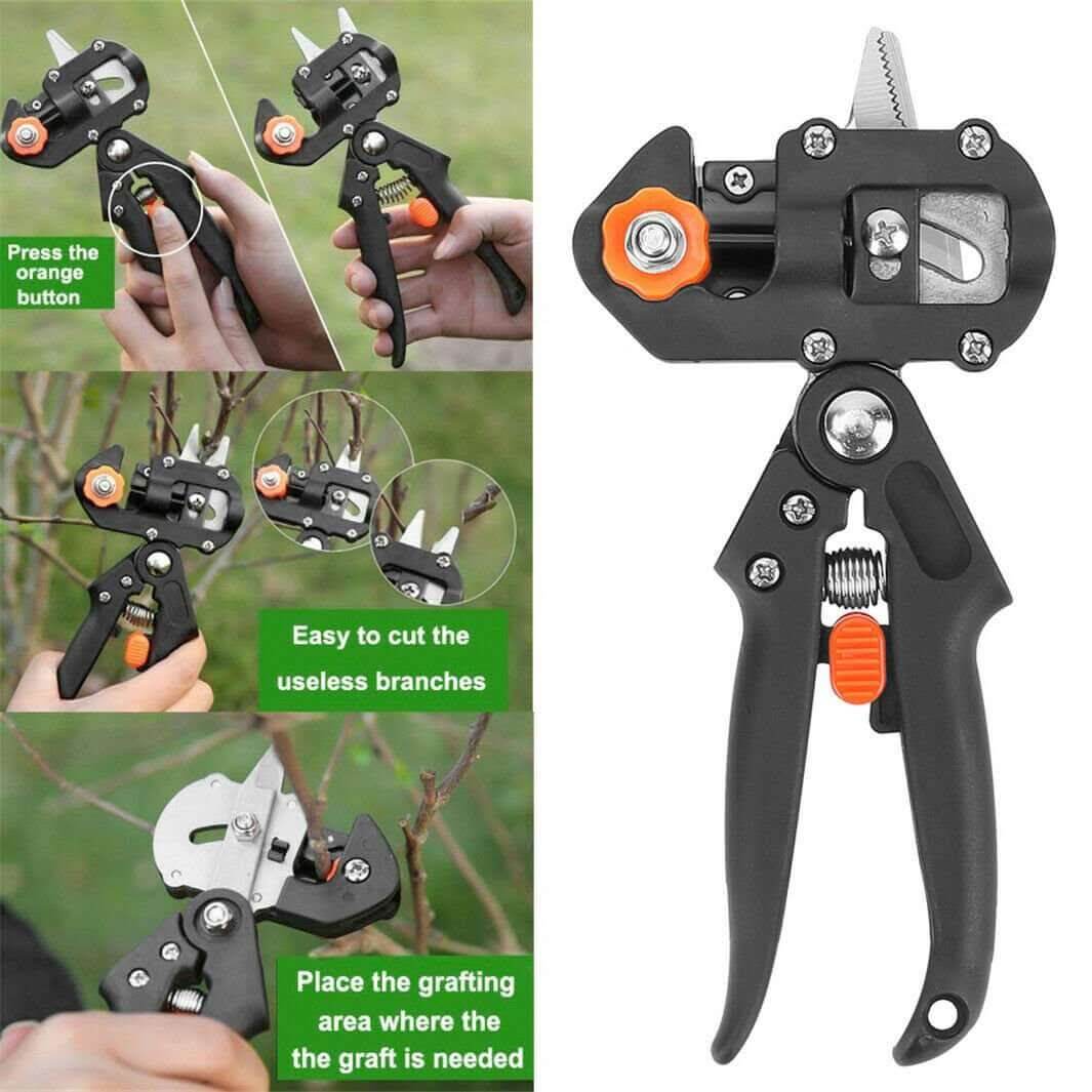 Garden Grafting Pruner Set: Shears, Scissors & Tape for Fruit Trees - InfinityMarket - Garden - Grafting - Kit