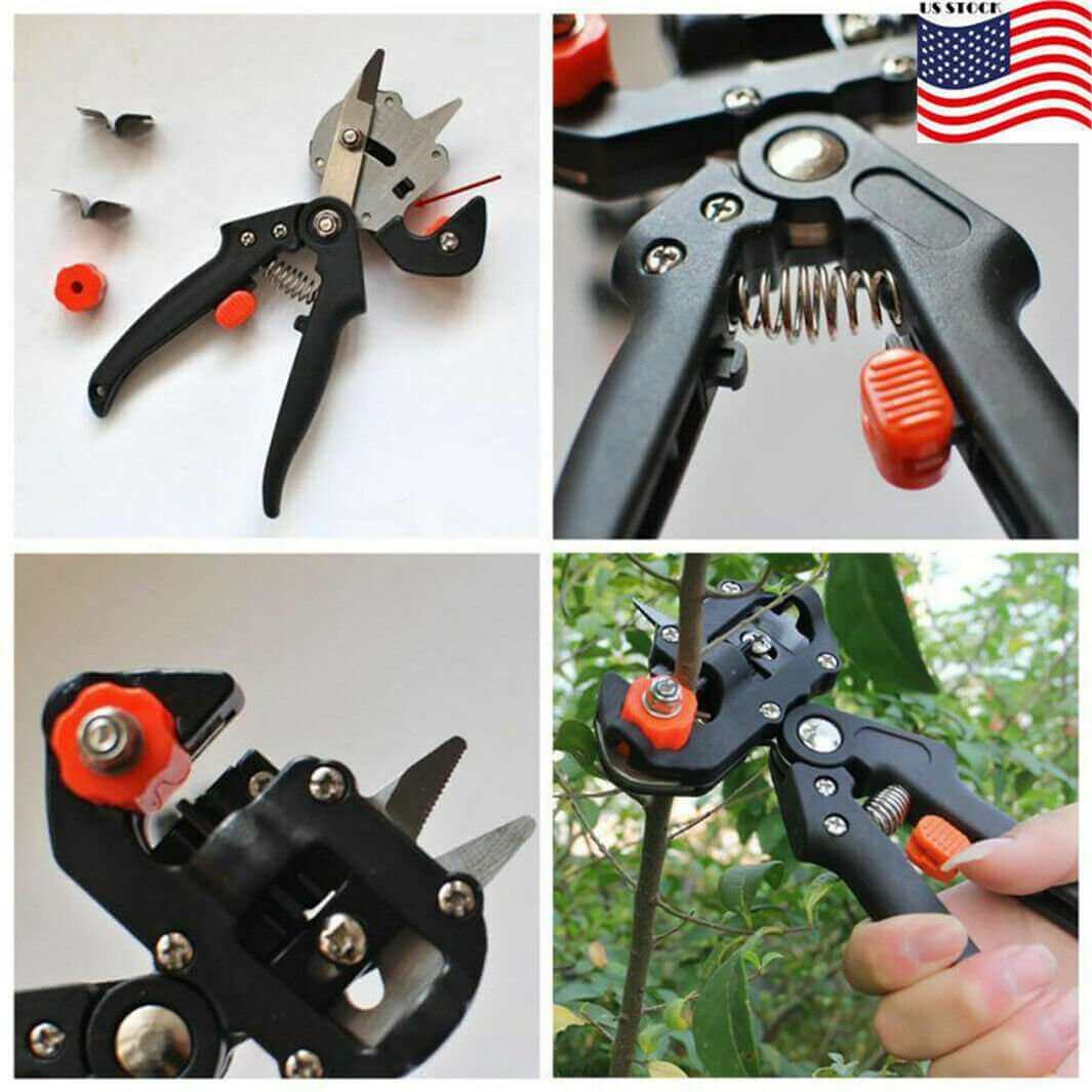 Garden Grafting Pruner Set: Shears, Scissors & Tape for Fruit Trees - InfinityMarket - Garden - Grafting - Kit
