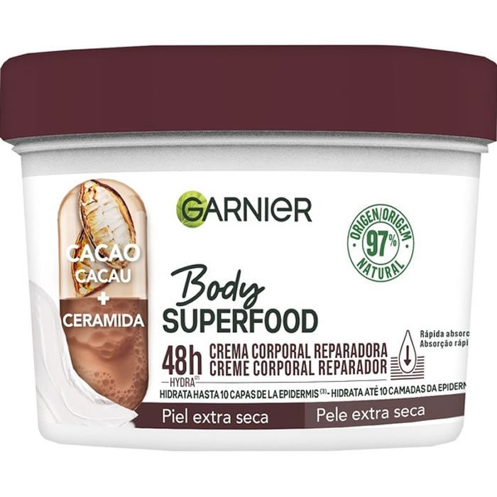 Garnier Body Superfood Cocoa Repair Body Cream 380ml - InfinityMarket - 