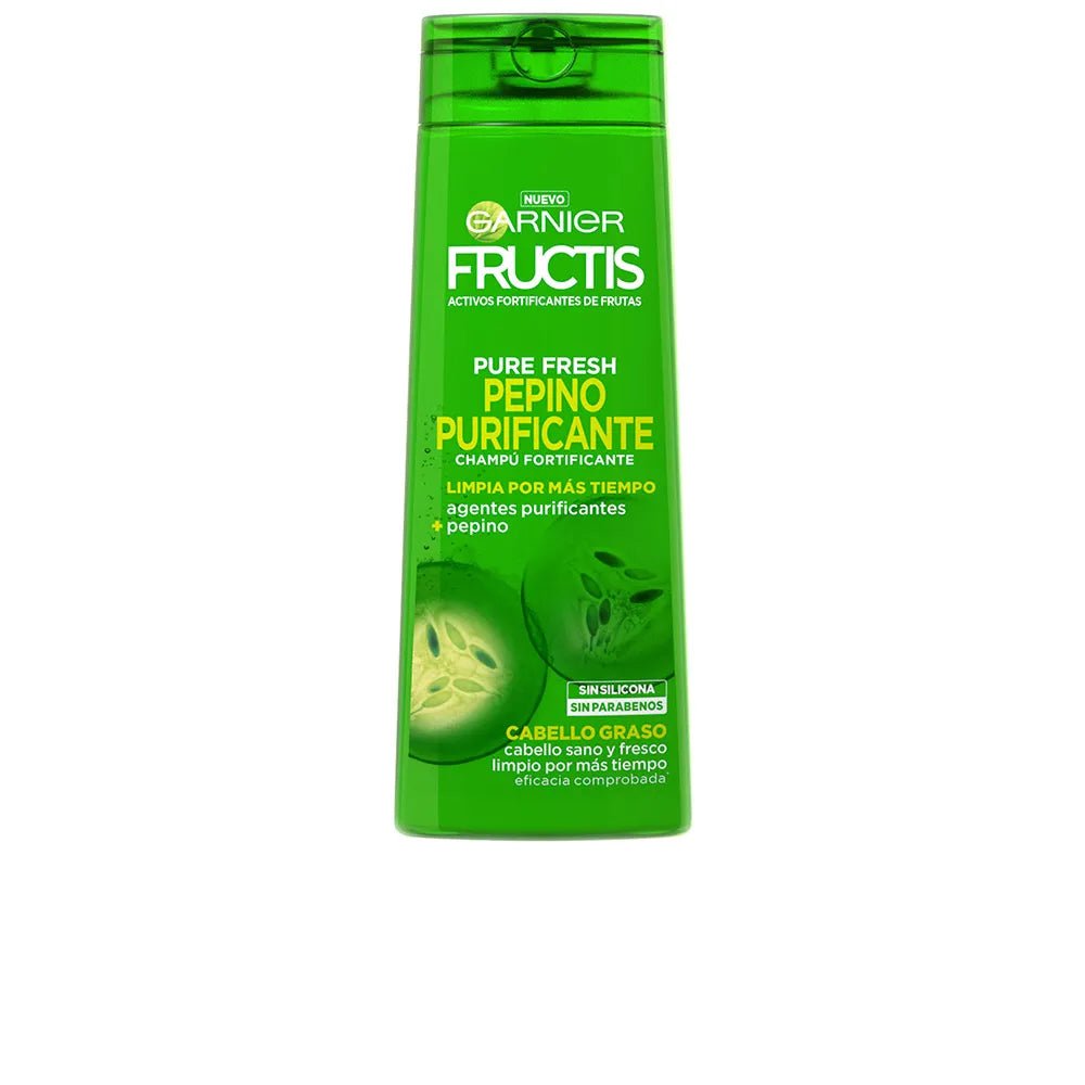 Garnier Fructis Pure Fresh Cucumber Purifying Shampoo 360ml - InfinityMarket - 