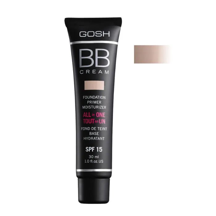 Gosh BB Cream Foundation Primer Moisturizer 02 Beige 30ml - InfinityMarket - 