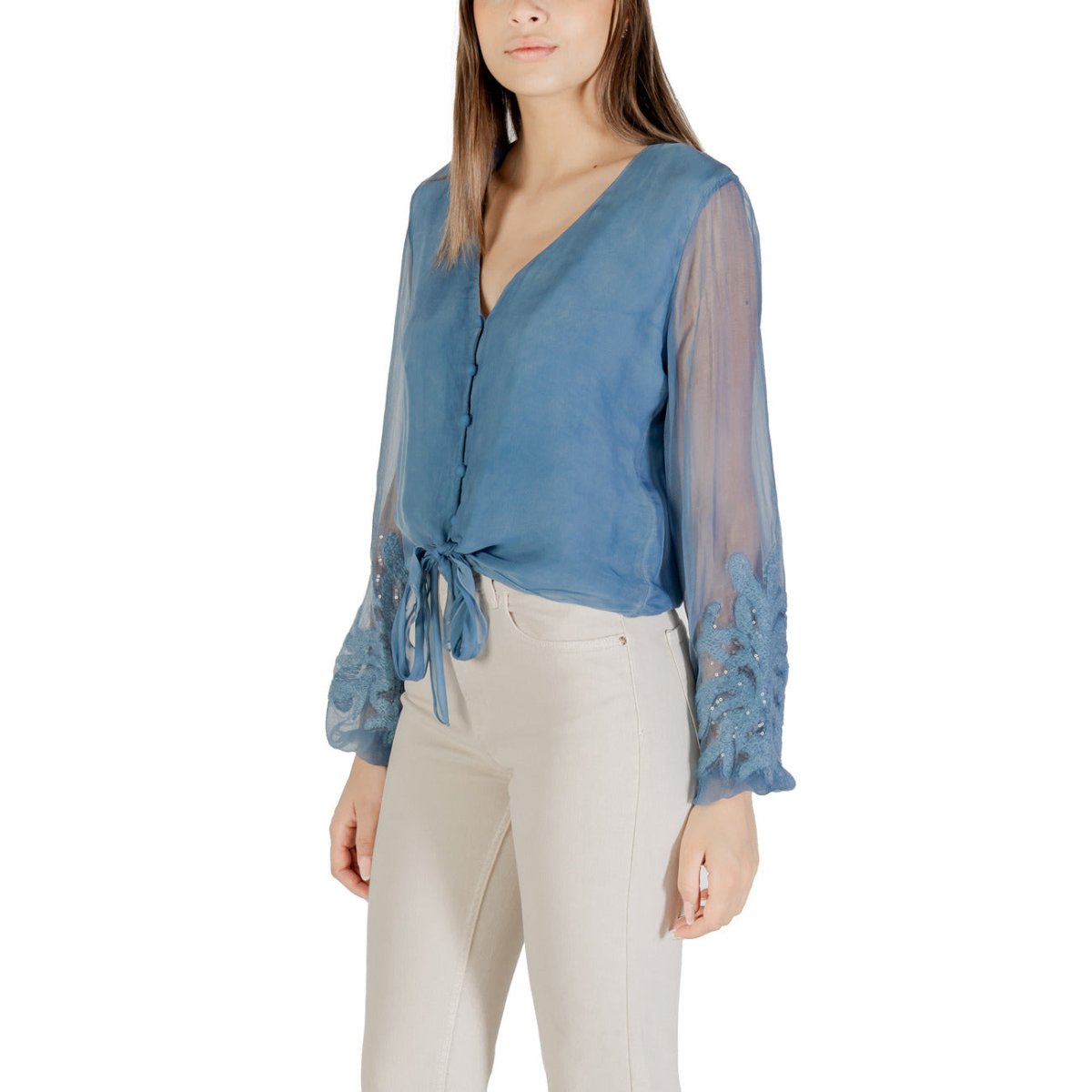 Guess Blouse Donna - InfinityMarket - Brand_Guess - Category_Abbigliamento - Color_Azzurro