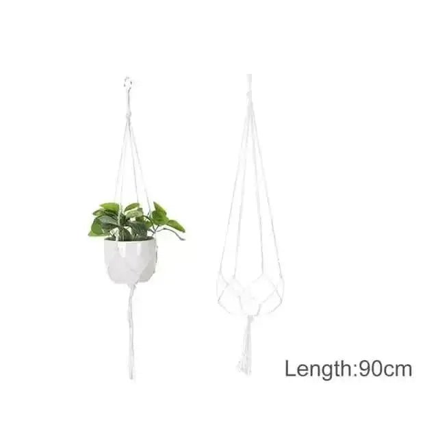 Hanging Plant Handmade Macrame Plant Hanger - InfinityMarket - Decorative vases - flower - Garden
