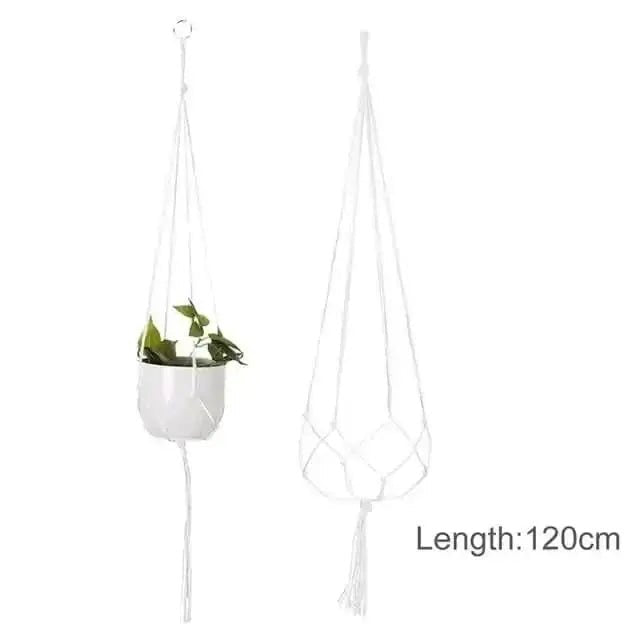 Hanging Plant Handmade Macrame Plant Hanger - InfinityMarket - Decorative vases - flower - Garden