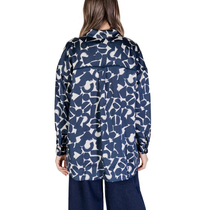 Ichi Camicia Donna - InfinityMarket - Brand_Ichi - Category_Abbigliamento - Color_Blu