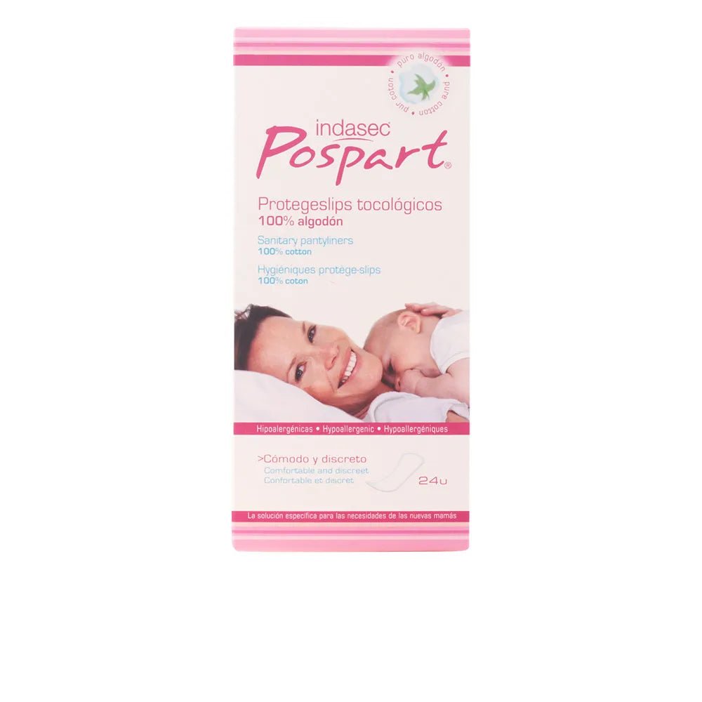 Indasec Pospart Pantilyner Tocologico 100% Cotton 24 Units - InfinityMarket - 