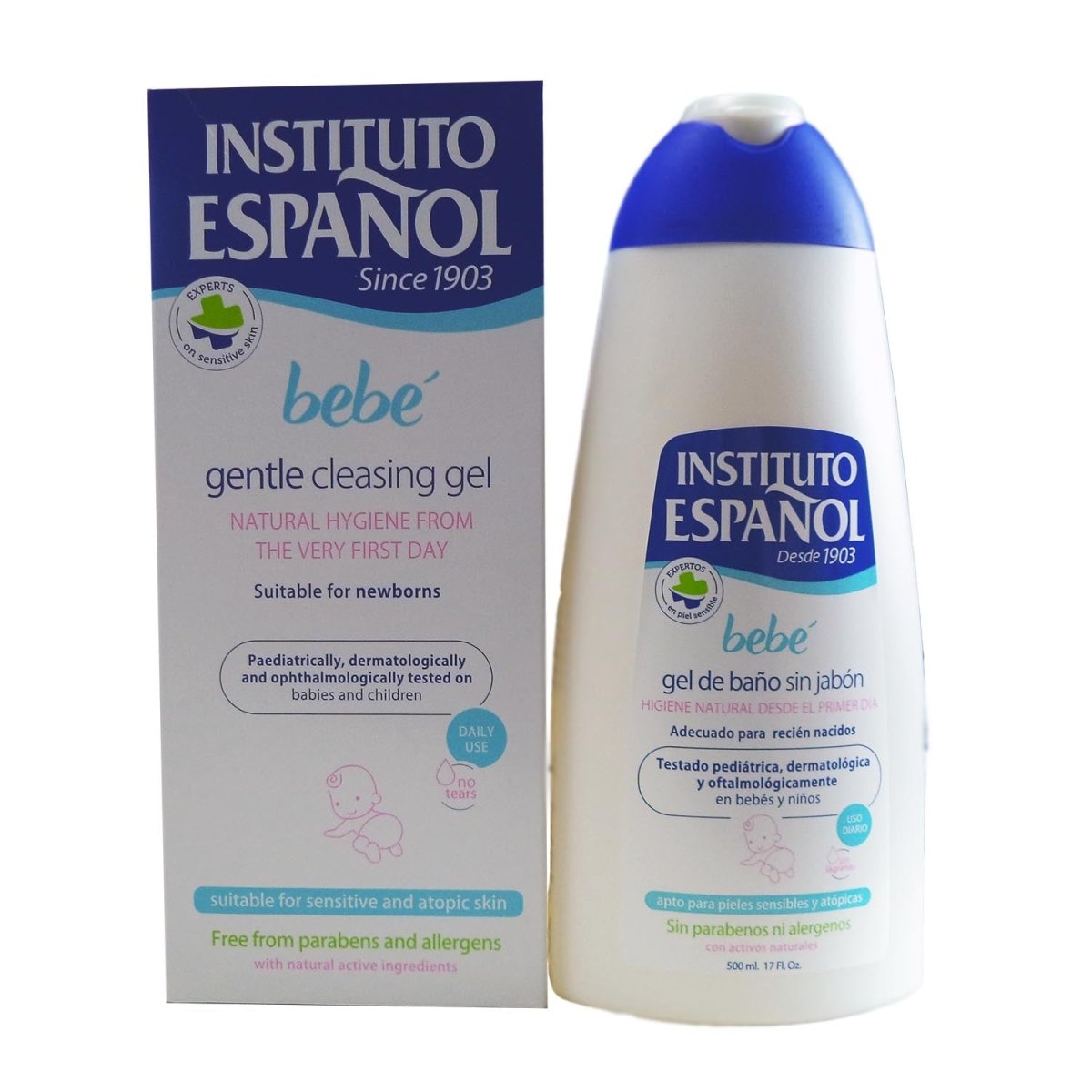 Instituto Español Baby Bath Gel Without Soap Newborn Sensitive Skin... - InfinityMarket - 