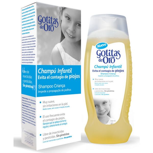 Instituto Español Gotitas De Oro Anti Louse Shampoo 500ml - InfinityMarket - 