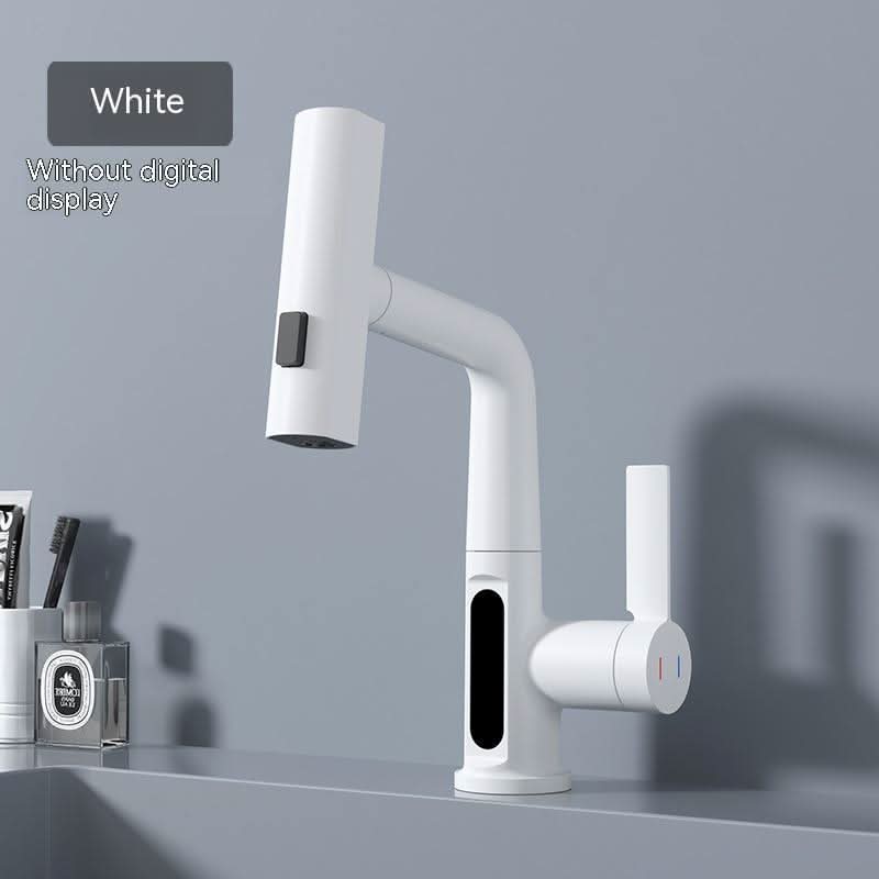 Intelligent Digital Display Faucet Pull - out Basin Faucet Temperatur... - InfinityMarket - 360° - Display Function - Multipurpose