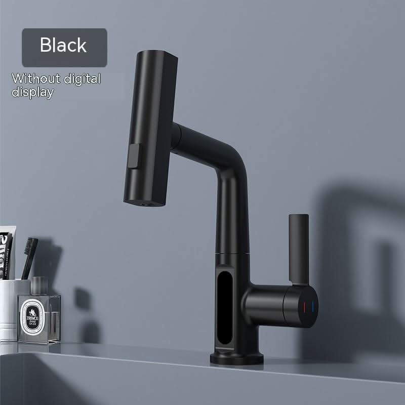 Intelligent Digital Display Faucet Pull - out Basin Faucet Temperatur... - InfinityMarket - 360° - Display Function - Multipurpose