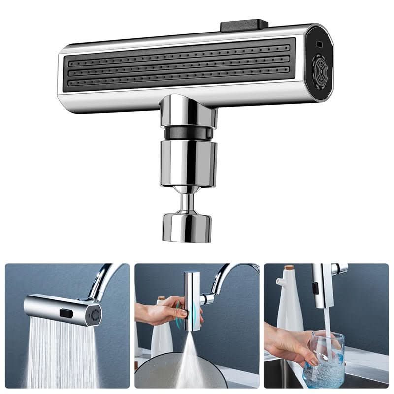 Kitchen Faucet Waterfall Nozzle - Splash Proof, Rotating Bubbler Ex... - InfinityMarket - Comfortable - Faucet - Hydraulics