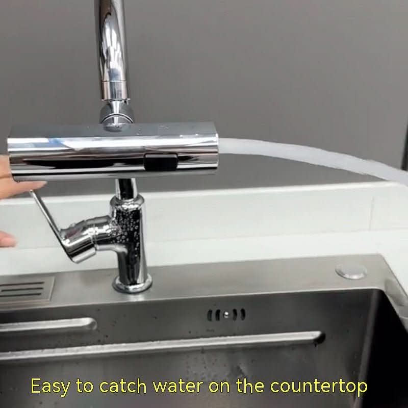 Kitchen Faucet Waterfall Nozzle - Splash Proof, Rotating Bubbler Ex... - InfinityMarket - Comfortable - Faucet - Hydraulics