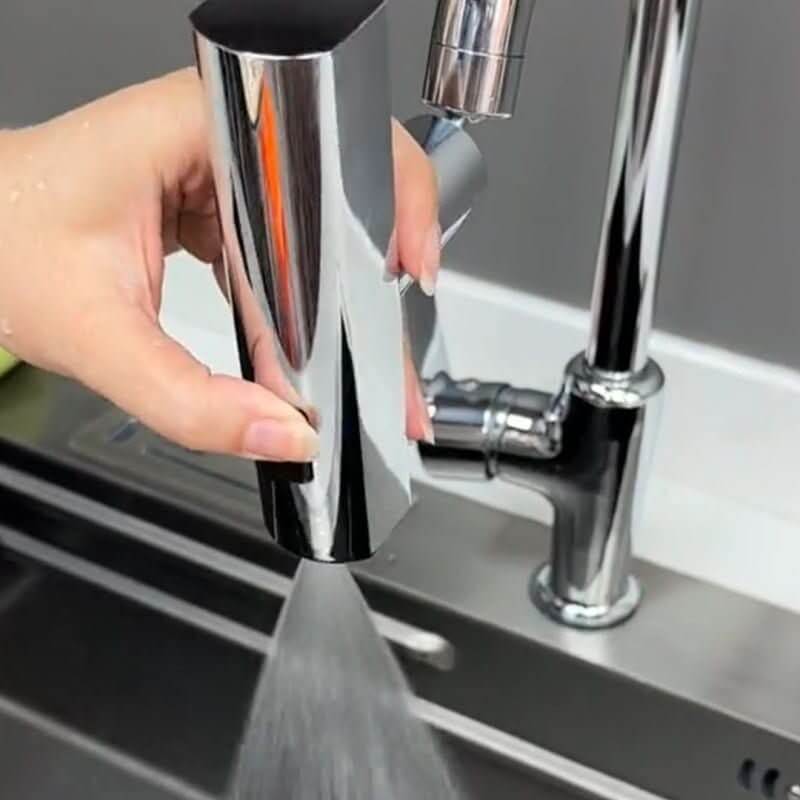 Kitchen Faucet Waterfall Nozzle - Splash Proof, Rotating Bubbler Ex... - InfinityMarket - Comfortable - Faucet - Hydraulics