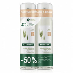 Klorane Oatmeal Dry Shampoo For Brown Hair 2x150ml - InfinityMarket - 