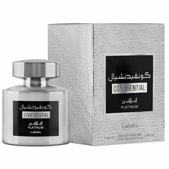 LATTAFA CONFIDENTIAL PLATINUM EDP SPRAY 100 ML - InfinityMarket - 