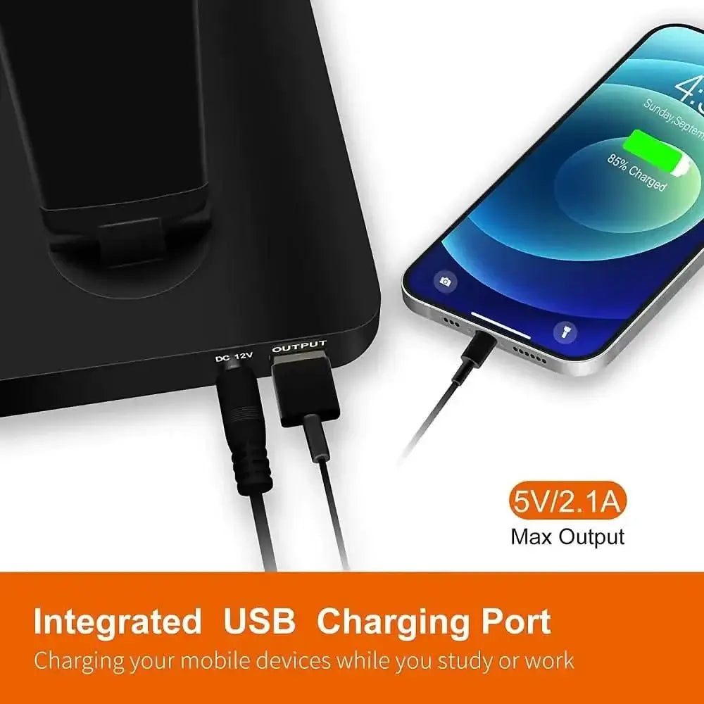 LED Desk Lamp With Wireless Charger-InfinityMarket 